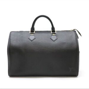 LOUIS VUITTON Epi Speedy 40 in Black